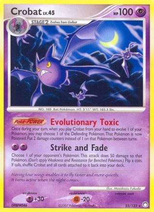 Crobat (23/123) [Mysterious Treasures] Reverse Holofoil - Rare