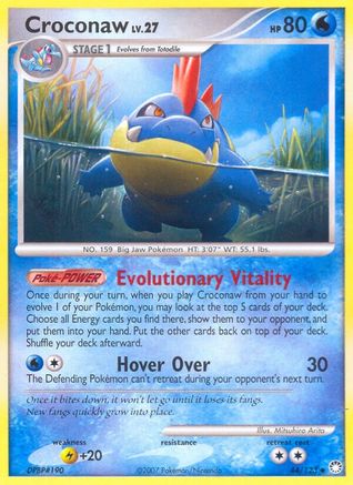 Croconaw (044/123) [Mysterious Treasures] Reverse Holofoil - Uncommon