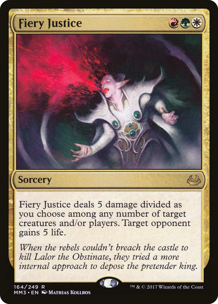 Fiery Justice (MM3-164) [Modern Masters 2017]