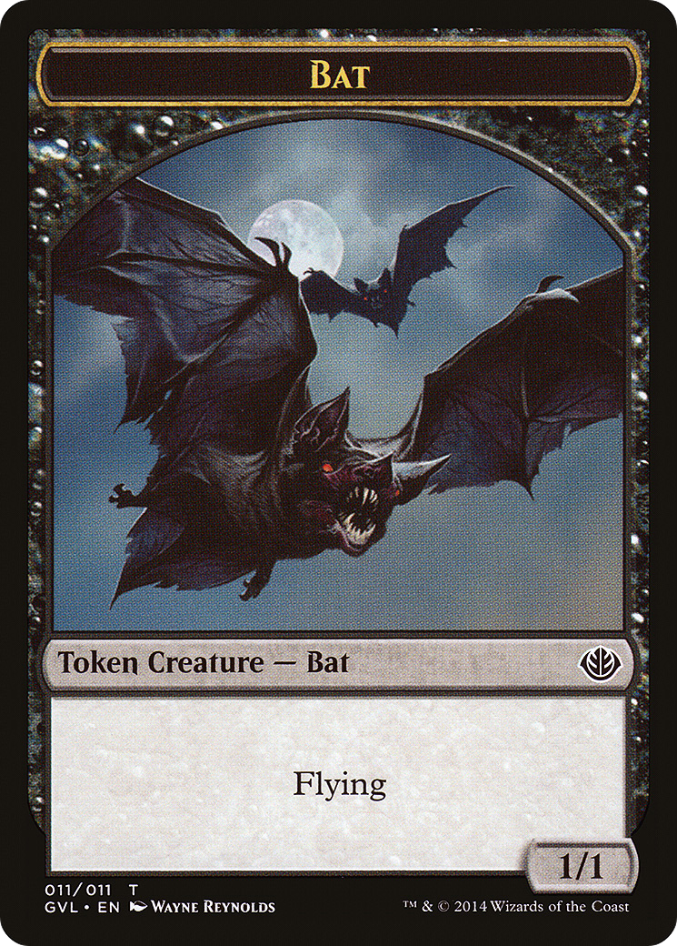Bat Token (DD3-011) [Duel Decks Anthology: Garruk vs. Liliana Tokens]