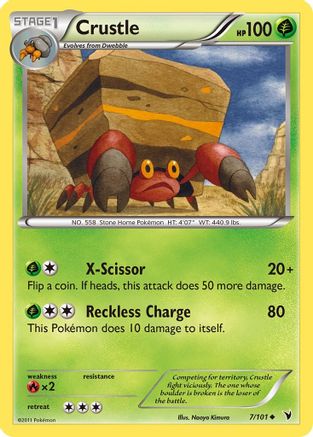 Crustle (7/101) [Noble Victories] - Uncommon