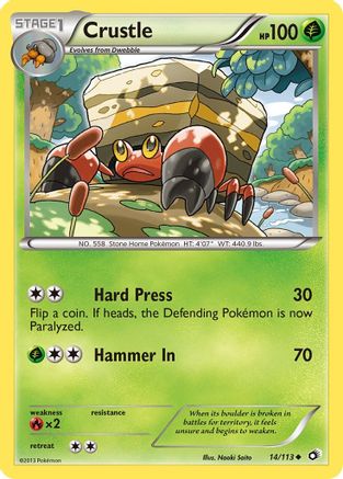 Crustle (14/113) [Legendary Treasures] - Uncommon