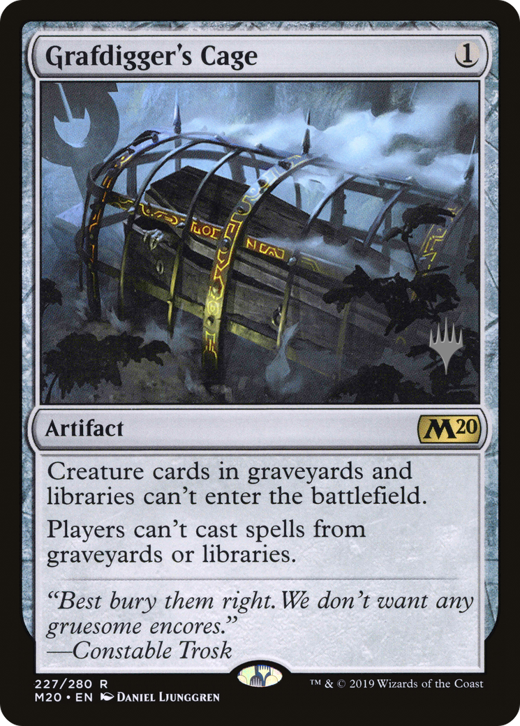 Grafdigger's Cage (PPM20-227) [Promo Pack: Core Set 2020 Promos]