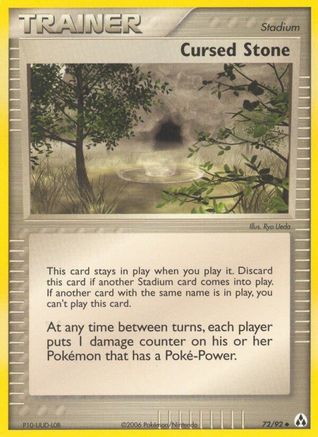 Cursed Stone (072/92) [Legend Maker] - Uncommon