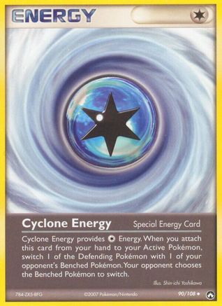 Cyclone Energy (090/108) [Power Keepers] Reverse Holofoil - Uncommon