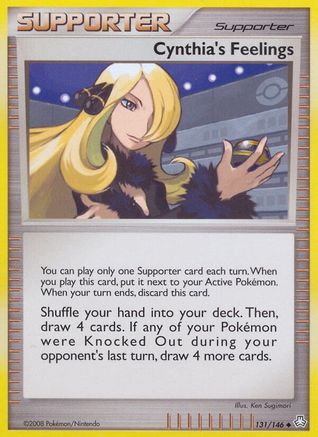 Cynthia's Feelings (131/146) [Legends Awakened] Reverse Holofoil - Uncommon