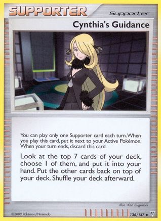 Cynthia's Guidance (136/147) [Supreme Victors] Reverse Holofoil - Uncommon