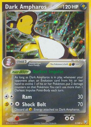 Dark Ampharos (002/109) [Team Rocket Returns] Reverse Holofoil - Holo Rare