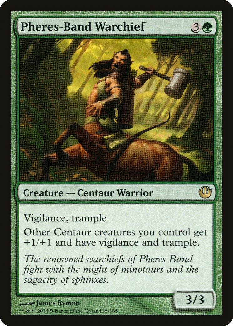 Pheres-Band Warchief (JOU-135) [Journey into Nyx] Foil