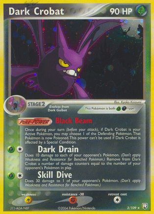 Dark Crobat (003/109) [Team Rocket Returns] Reverse Holofoil - Holo Rare