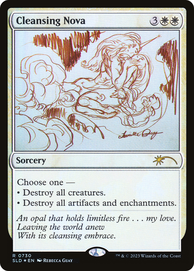 Cleansing Nova (Sketch Showcase) (SLD-730) [Secret Lair Drop] Foil