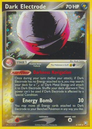 Dark Electrode (004/109) [Team Rocket Returns] Holofoil - Holo Rare