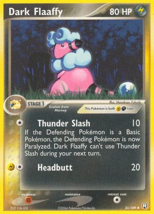 Dark Flaaffy (033/109) [Team Rocket Returns] Reverse Holofoil - Uncommon