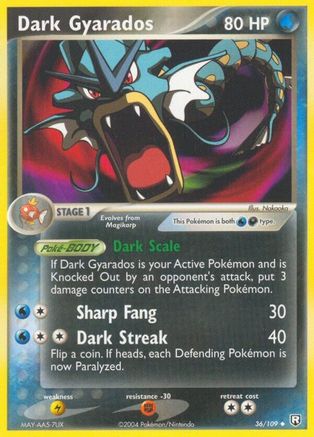 Dark Gyarados (036/109) [Team Rocket Returns] - Uncommon