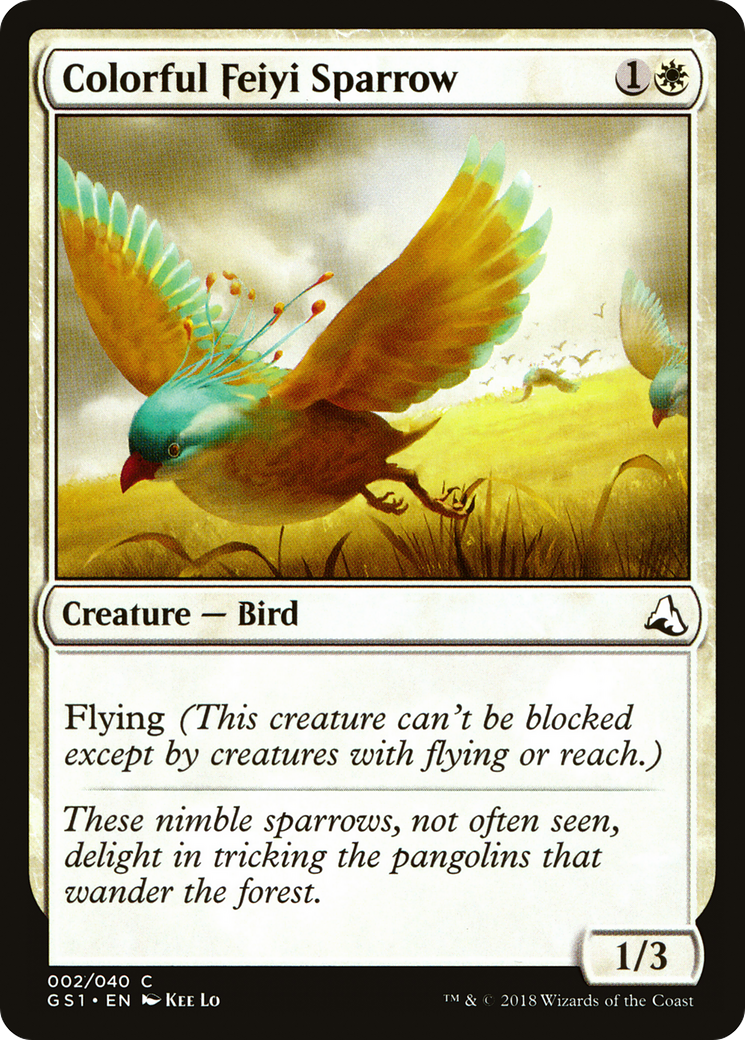 Colorful Feiyi Sparrow (GS1-002) [Global Series Jiang Yanggu & Mu Yanling]