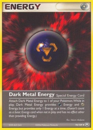 Dark Metal Energy (094/109) [Team Rocket Returns] - Uncommon