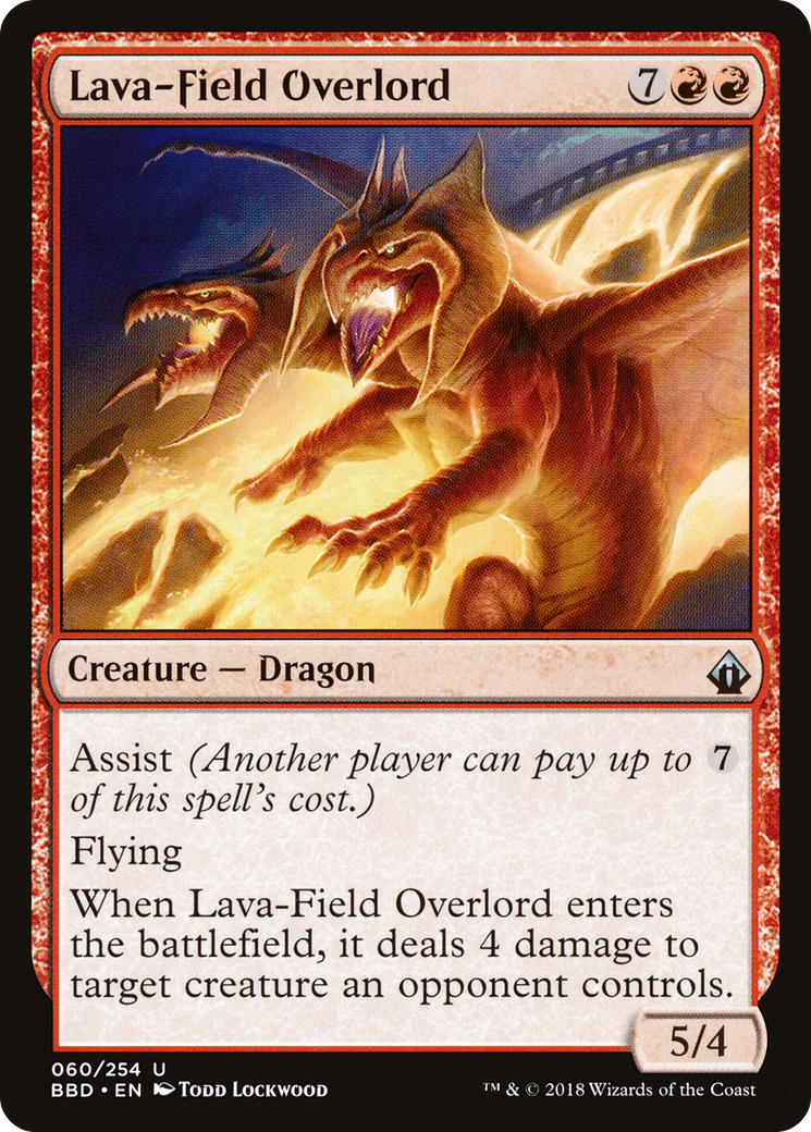 Lava-Field Overlord (BBD-060) [Battlebond] Foil