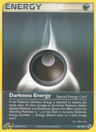 Darkness Energy (Special) (093/109) [Ruby and Sapphire] Reverse Holofoil - Rare