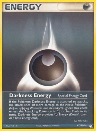 Darkness Energy (Special) (087/108) [Power Keepers] - Rare