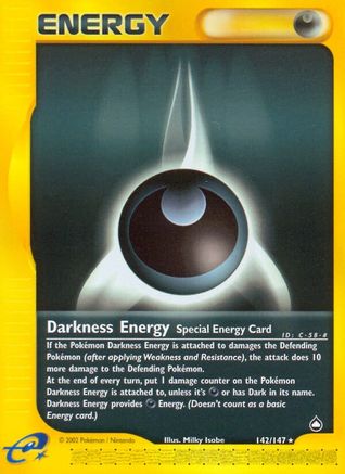 Darkness Energy (142/147) [Aquapolis] - Rare