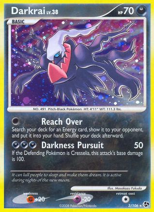 Darkrai (3/106) [Great Encounters] Holofoil - Holo Rare