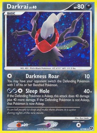 Darkrai (004/106) [Great Encounters] Reverse Holofoil - Holo Rare