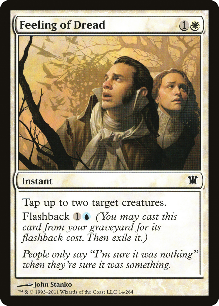 Feeling of Dread (ISD-014) [Innistrad] Foil