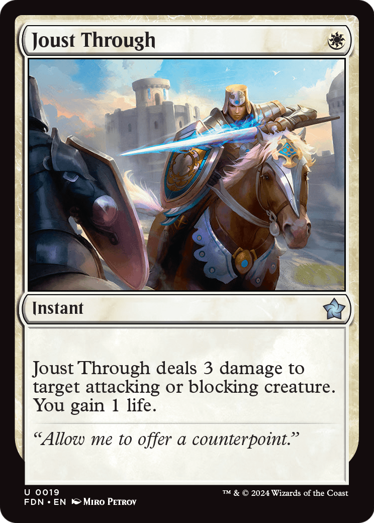 Joust Through (FDN-019) [Foundations]