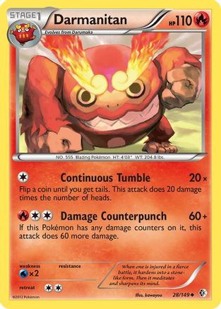 Darmanitan (028/149) [Boundaries Crossed] - Uncommon