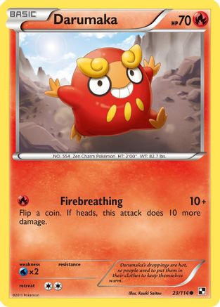 Darumaka (023/114) [Black and White] - Common