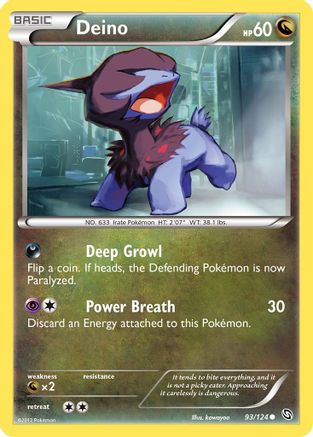 Deino (93/124) [Dragons Exalted] Reverse Holofoil - Common