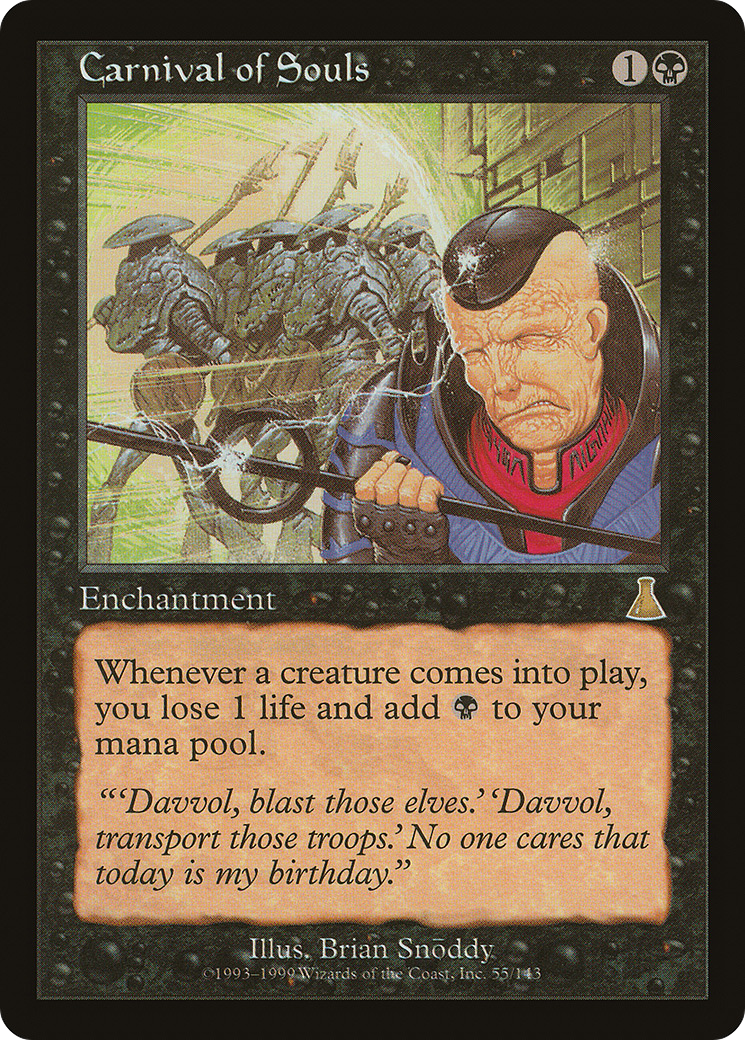 Carnival of Souls (UDS-055) [Urza's Destiny] Foil