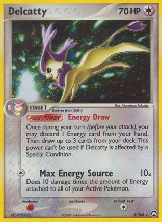 Delcatty (008/108) [Power Keepers] Holofoil - Holo Rare