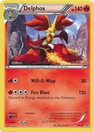 Delphox (10/39) [Kalos Starter Set] - Common