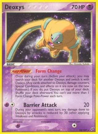 Deoxys (Defense Forme) (18/107) [Deoxys] - Rare