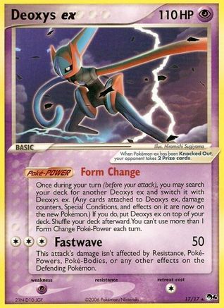 Deoxys ex (17/17) [POP Series 4] Holofoil - Ultra Rare
