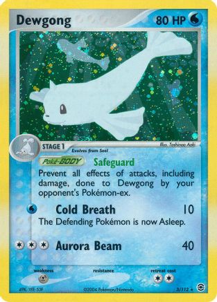Dewgong (3/112) [FireRed & LeafGreen] - Holo Rare