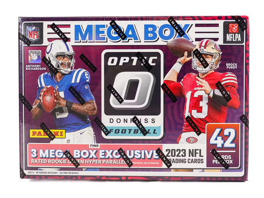 2023 Donruss Optic Football Mega Box - Green Hyper
