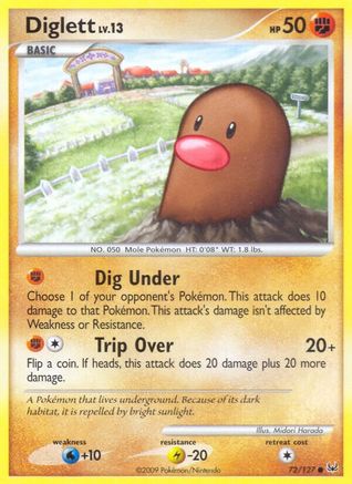 Diglett (072/127) [Platinum] - Common