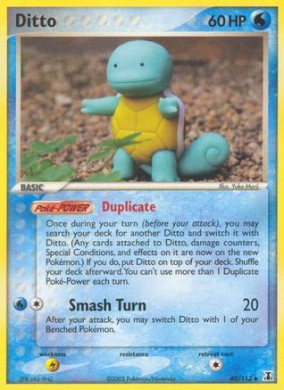 Ditto (Squirtle) (040/113) [Delta Species] - Uncommon