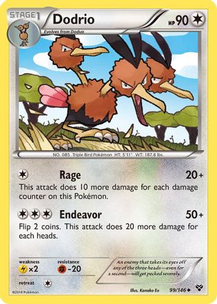 Dodrio (99/146) [XY Base Set] - Uncommon