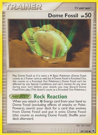 Dome Fossil (89/100) [Majestic Dawn] - Common