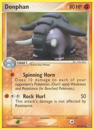 Donphan (30/107) [Deoxys] Reverse Holofoil - Uncommon