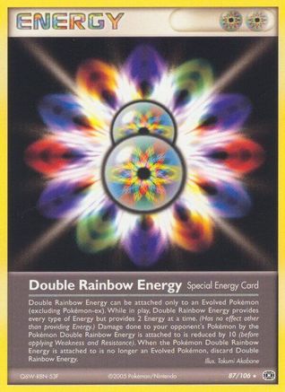 Double Rainbow Energy (87/106) [Emerald] Reverse Holofoil - Rare