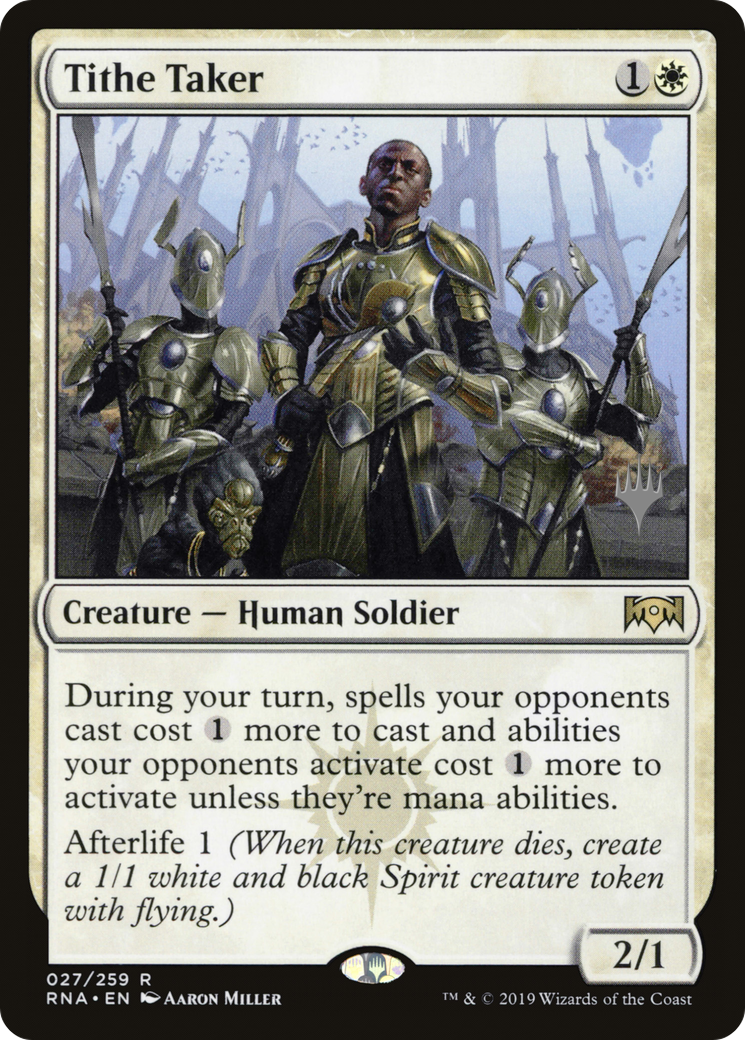 Tithe Taker (PPELD-027) [Promo Pack: Ravnica Allegiance Promos] Foil