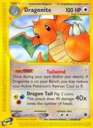 Dragonite (43/165) [Expedition] - Rare