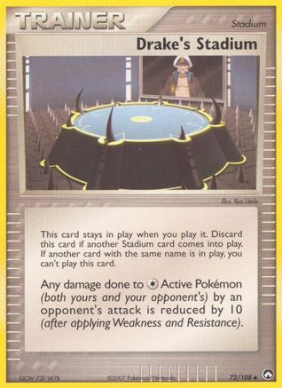 Drake's Stadium (72/108) [Power Keepers] Reverse Holofoil - Uncommon
