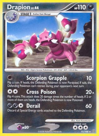 Drapion (15/100) [Stormfront] - Rare