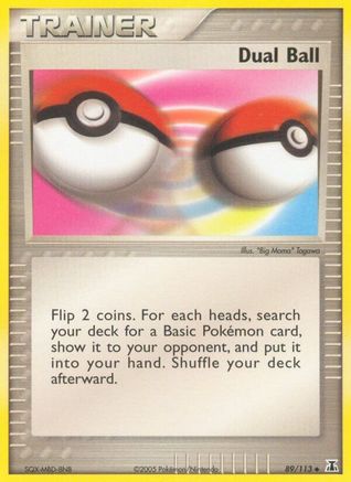 Dual Ball (089/113) [Delta Species] Reverse Holofoil - Uncommon