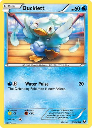 Ducklett (35/108) [Dark Explorers] Reverse Holofoil - Common